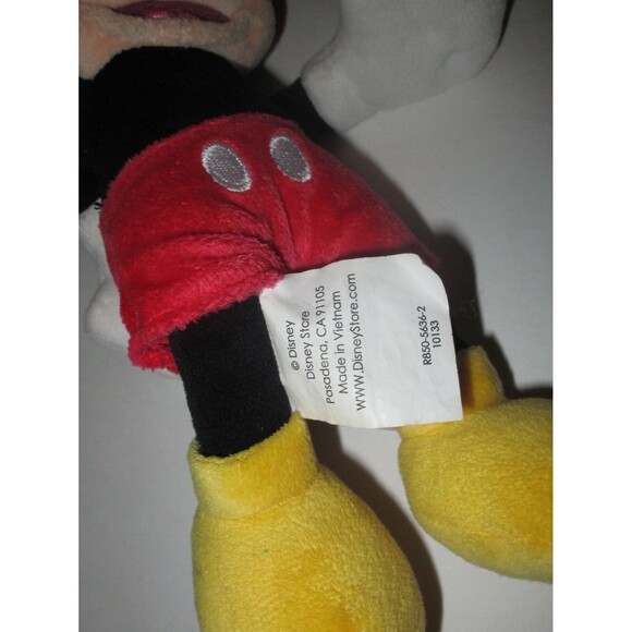 Disney Store Mickey Mouse 10" Plush Bean Bag Stuffed Animal - Picture 7 of 7